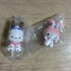 ポチャッコ マイメロ なりきりうさぎさんフィギア 2体セット