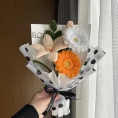 モールフラワー 花束 ブーケ キラキラ 枯れない花 ハンドメイド 韓国風