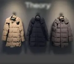 Theory フード脱着可能　ロングダウンジャケット　セオリー