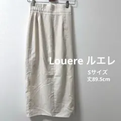 Louere ルエレ バックスリット ロングスカート アイボリー Sのサムネイル