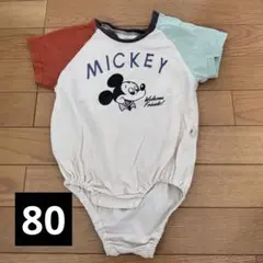 BREEZE Disney baby ミッキー ロンパース 80cm