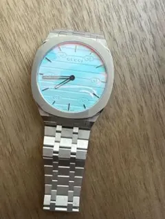 GUCCI ステンレススチール ブルー文字盤 時計のサムネイル
