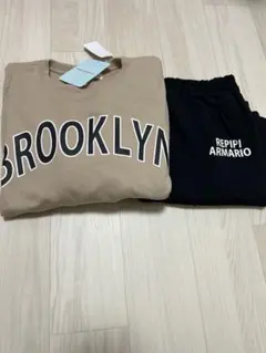 新品　タグ付き　薄手スウェットシャツとパンツセット