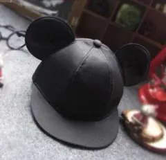 ミッキーマウス 風 耳付き キャップ 大人　限定価格