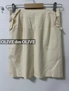 k0822 OLIVE des OLIVE 膝丈スカート アイボリーのサムネイル