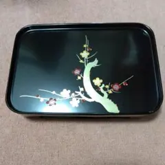 漆器 盆 2枚セット 鶴と太陽 蘭模様 - メルカリ