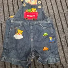 Miki House デニムオーバーオール 95cm以下