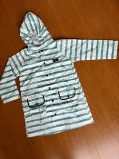 キッズレインコート ストライプ