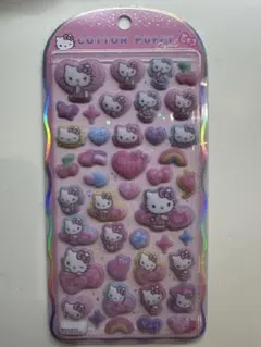 【正規品】キティ　コットンパフィシール