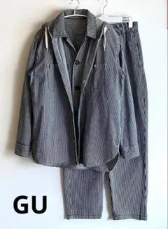 GU セットアップ 3点セット White／neibi