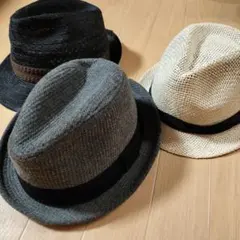 メンズハット ユーズド 3点セット