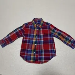 Ralph Lauren チェック柄シャツ 2/2T