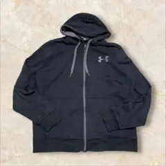 UNDER ARMOUR 肉厚 スウェットパーカー US古着 ジップ フーディ