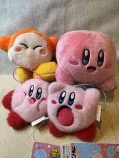新品未使用品　カービィとワドルディ ぬいぐるみ4体セット　タグ付き