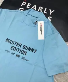 新品 マスターバニー リバーシブルメッシュ半袖カットソー(4)サイズM/サックス