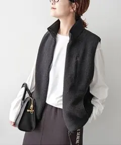 スピックアンドスパン フリースジャケット