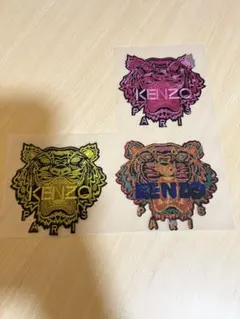 KENZO トラデザイン アイロンプリントシート 3枚セット