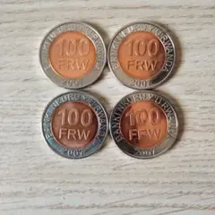 ルワンダ 100FRW コインのサムネイル