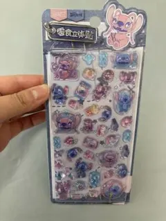 【海外製】スティッチ　ぷっくり　3Dシール