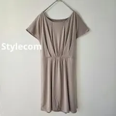 【Stylecom】東京スタイル　ワンピース　膝丈　Ｌ　ベージュのサムネイル