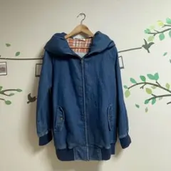 デニム　ジップパーカー　ジャケット