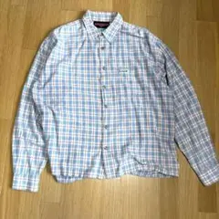 90s オールドスケーター VANS チェックシャツ ボックスシルエット