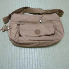 Kipling ショルダーバッグ ベージュ〜ライトブラウン