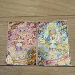 ひみつのアイプリ メロディバズリウムハーモニー ピンク ブルー