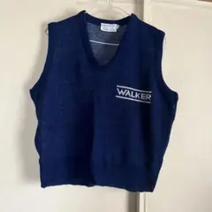 ネイビー ニットベスト