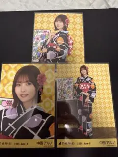 乃木坂46 中西アルノ 生写真 2026.June-II 浴衣 通常コンプのサムネイル