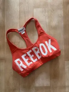 Reebok オレンジ ?ピンク？スポーツブラ ヨガウェア ブラトップ