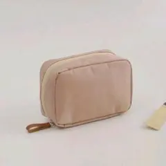 ピンク ポーチ 17cm x 11cm x 5cm