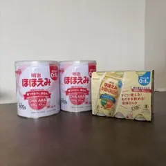明治　ほほえみ　800g×２缶パック　らくらくミルク200ml×6