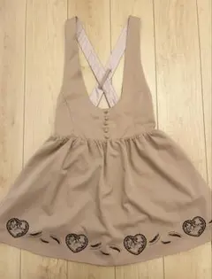 [匿名配送] LIZLISA ジャンパースカート ピンク フリーサイズ