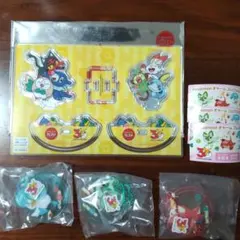 ガスト✕ポケモン30周年 ゆらゆらアクリルスタンド&アクリルチャーム3点セット