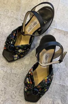 JIMMY CHOO フローラルサンダル