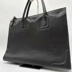ソメスサドル ビジネスバッグ 2way A4サイズ収納可 シボ革 ブラックのサムネイル