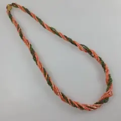 珊瑚 翡翠 ヴィンテージ ネックレス