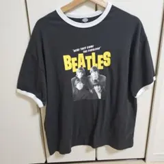 ザ ビートルズ フロントプリント リンガーTシャツ/バックプリント