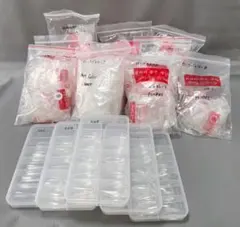 ⭐︎値下げ中⭐︎クリアチップ　形いろいろ　ネイルチップ作家　ショップ