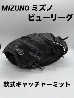 ミズノ ビューリーグ プロフェッショナル 内野用 軟式 黒 右投げ 即