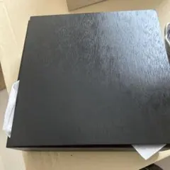 黒い重箱と花形小皿セット