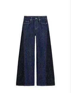 ZARA ワイドレッグハイウエストコンビ