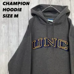 h*o様 チャンピオン　カレッジ切文字刺繍ロゴスエットパーカー M グレー　アメ