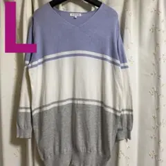 CLOSSHI しまむら 大きいサイズ L・カットソー・プルオーバー・長袖