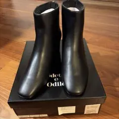 Odette e Odile ブラック ショートブーツ