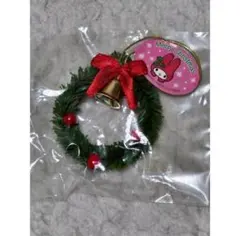 希少】ハローキティ クリスマスリース マスコット 平成レトロ