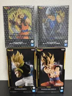 ②ドラゴンボール　フィギュア４体セット　悟空　ベジータ　ゴジータ　新品未開封