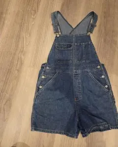 USA古着　90‘s OLD NAVY オールドネイビー　オーバーオールショート