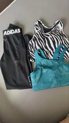 ADIDASスパッツ NIKEスポーツブラ
